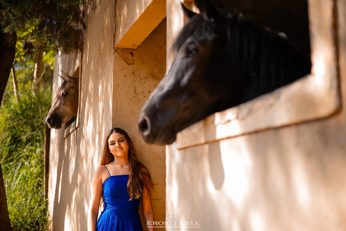ensaio de 15 anos com cavalo
