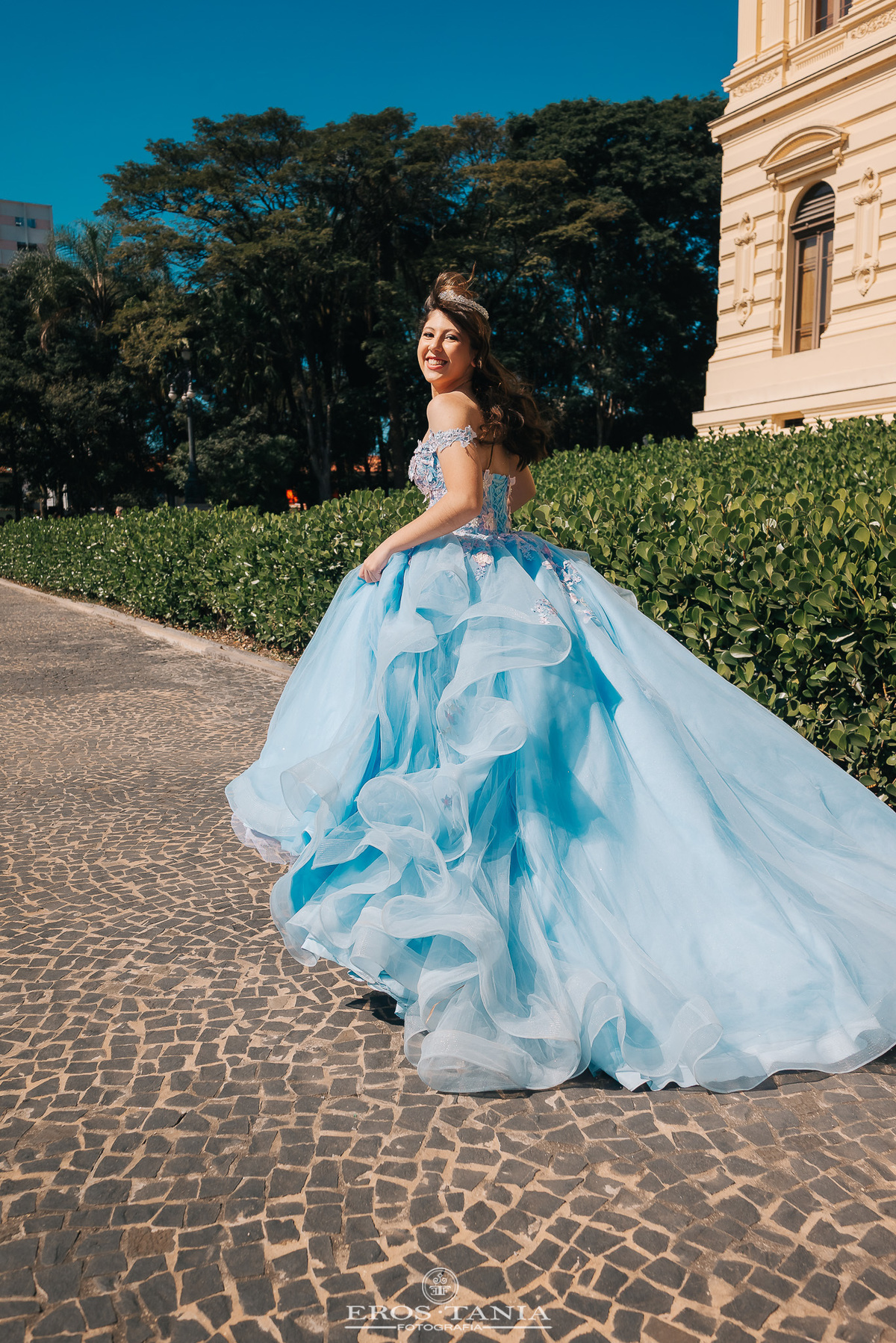 ensaio externo de debutante