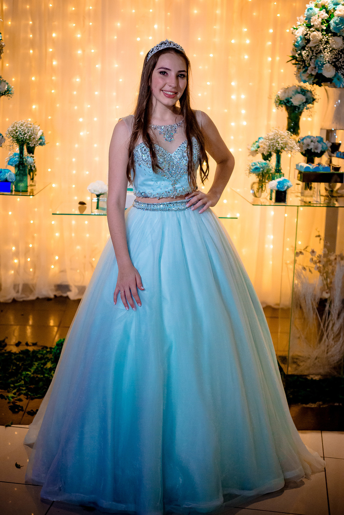 vestido de debutante