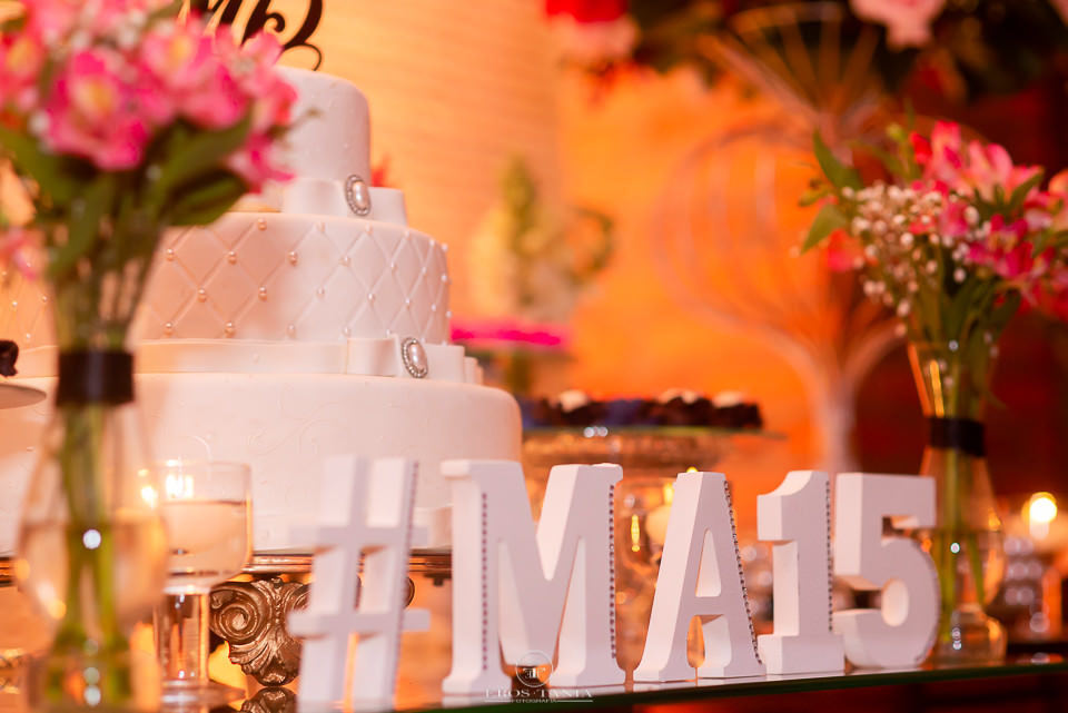 decoração de festa de 15 anos