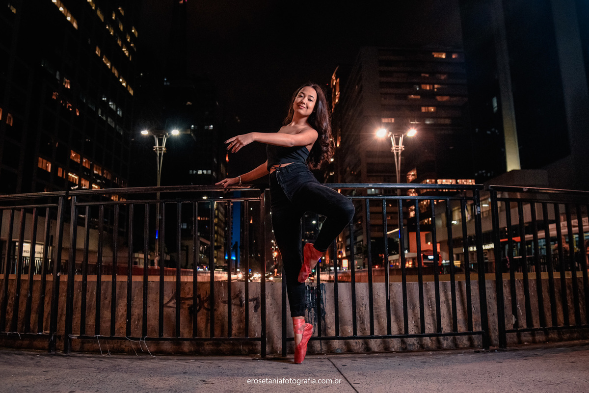 fotografia de 15 anos bailarina