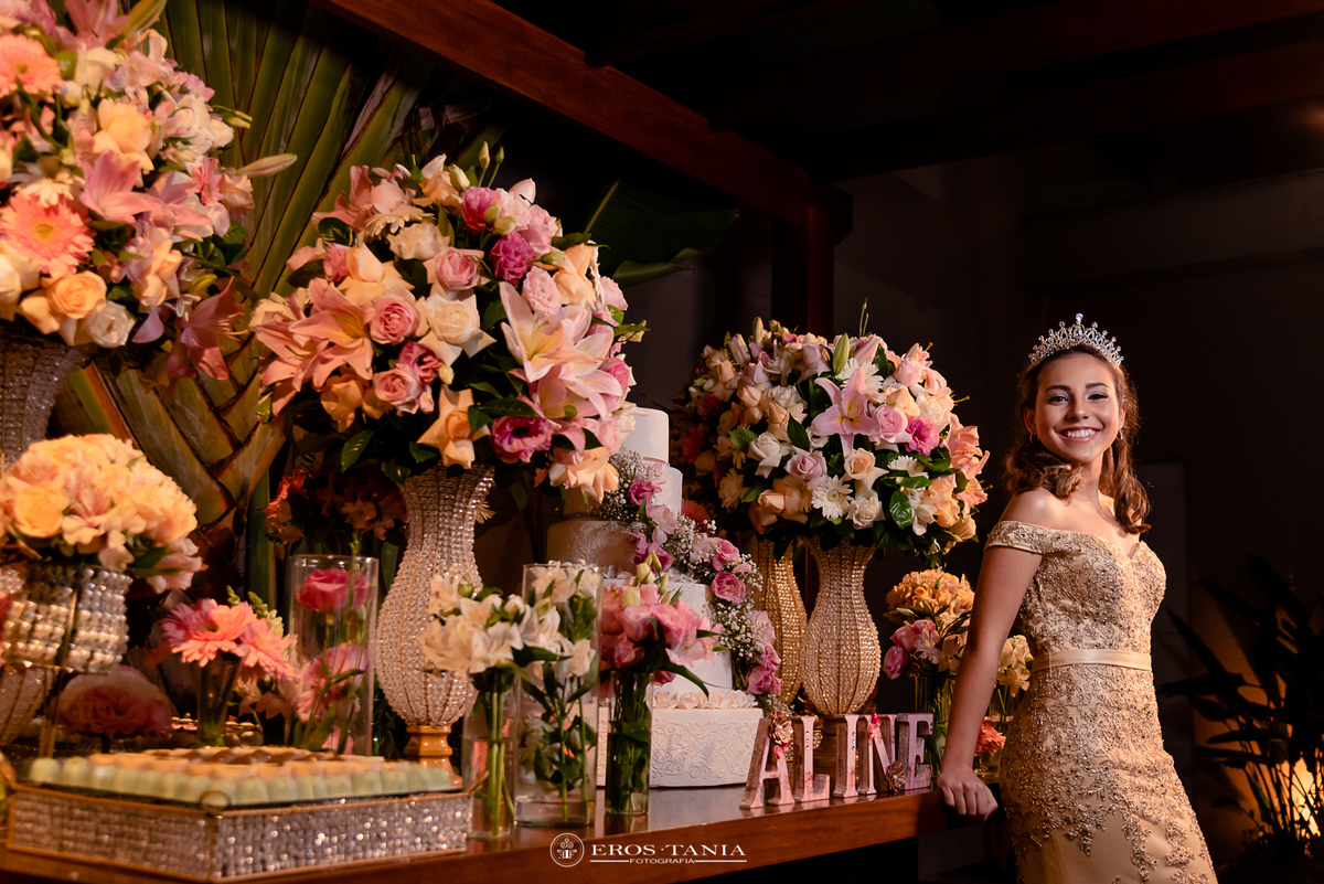 fotografia de debutante