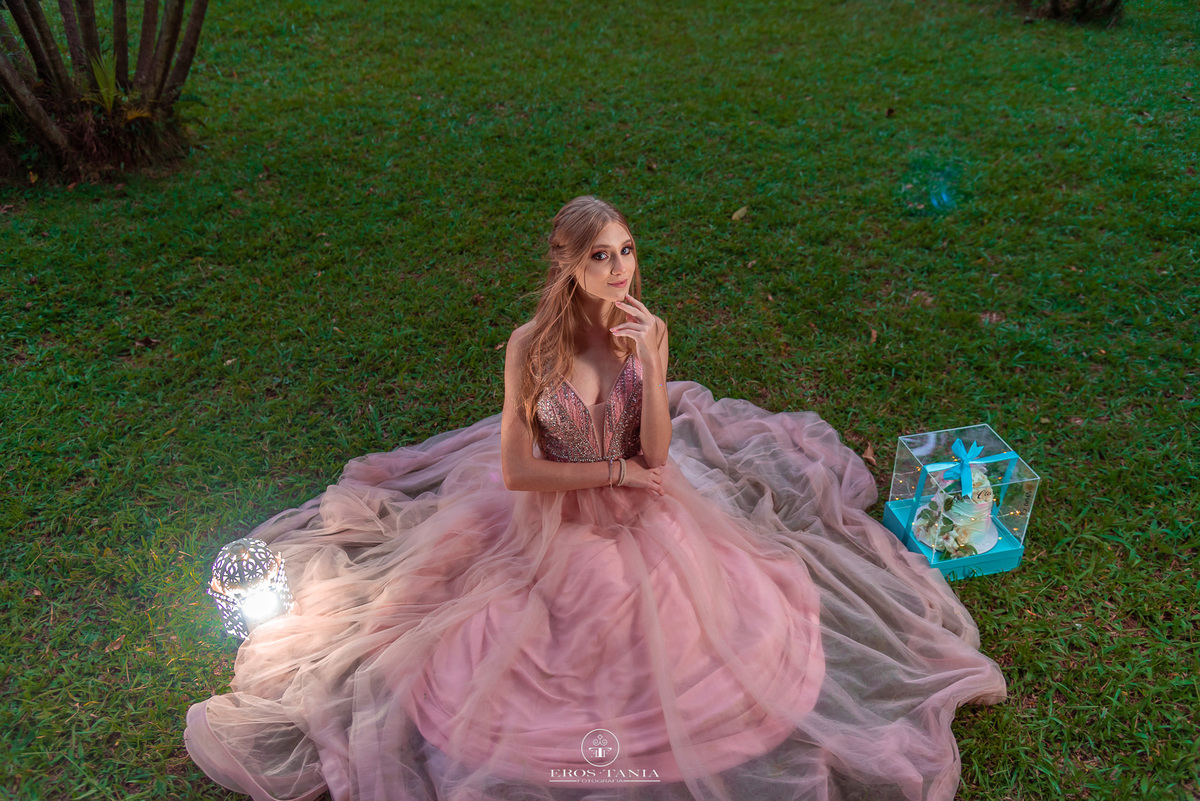 fotografia de debutante