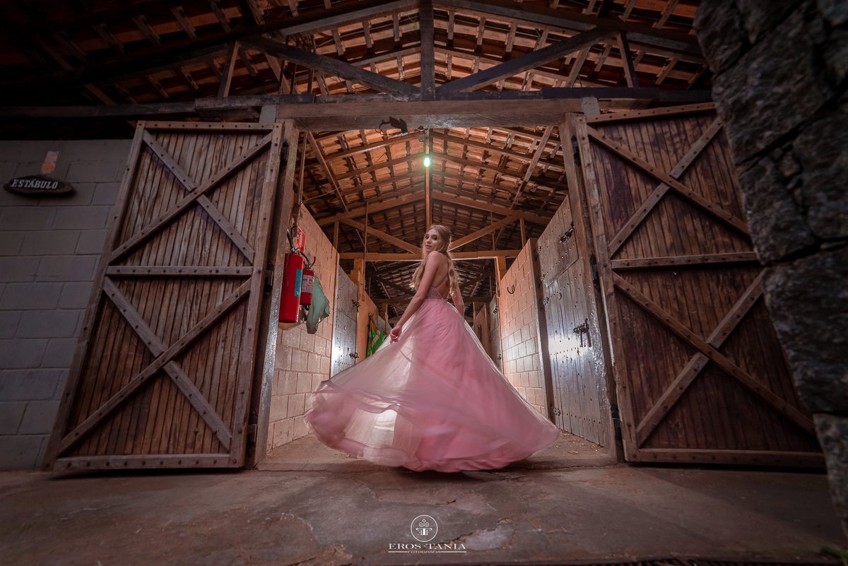 ensaio de fotos debutante no haras cantareira