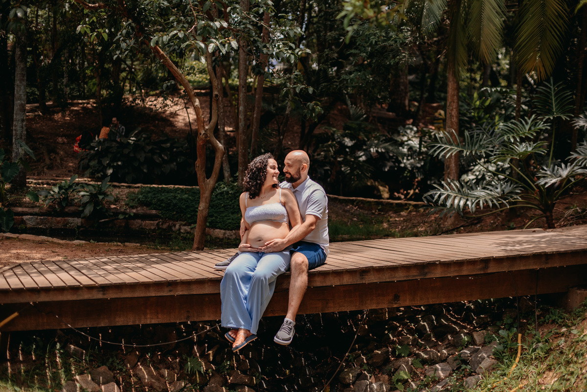 sessao de fotos externa de gestante