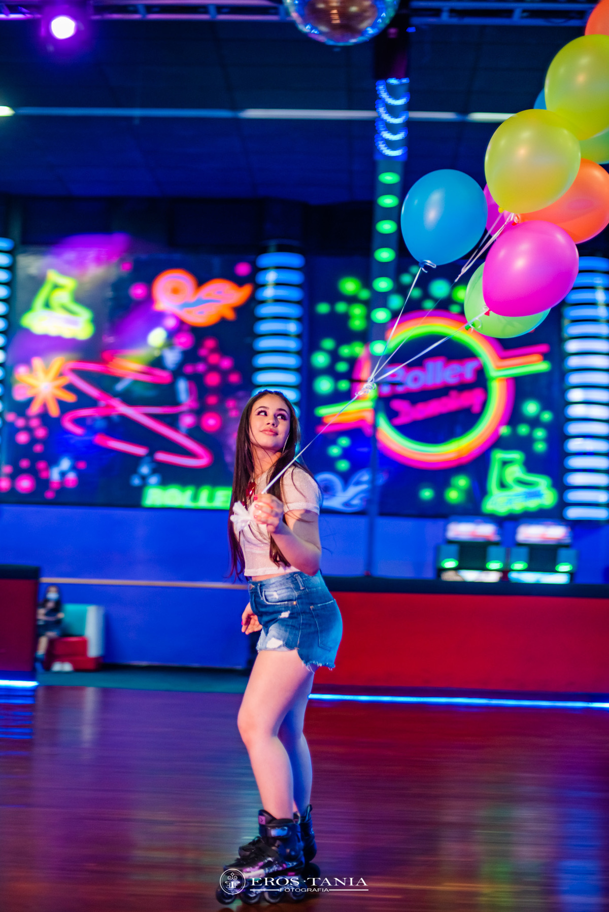 ensaio fotografico de debutante de patins