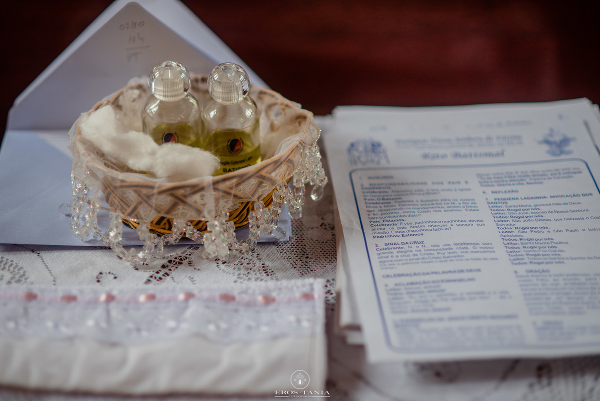 cerimonia de batismo