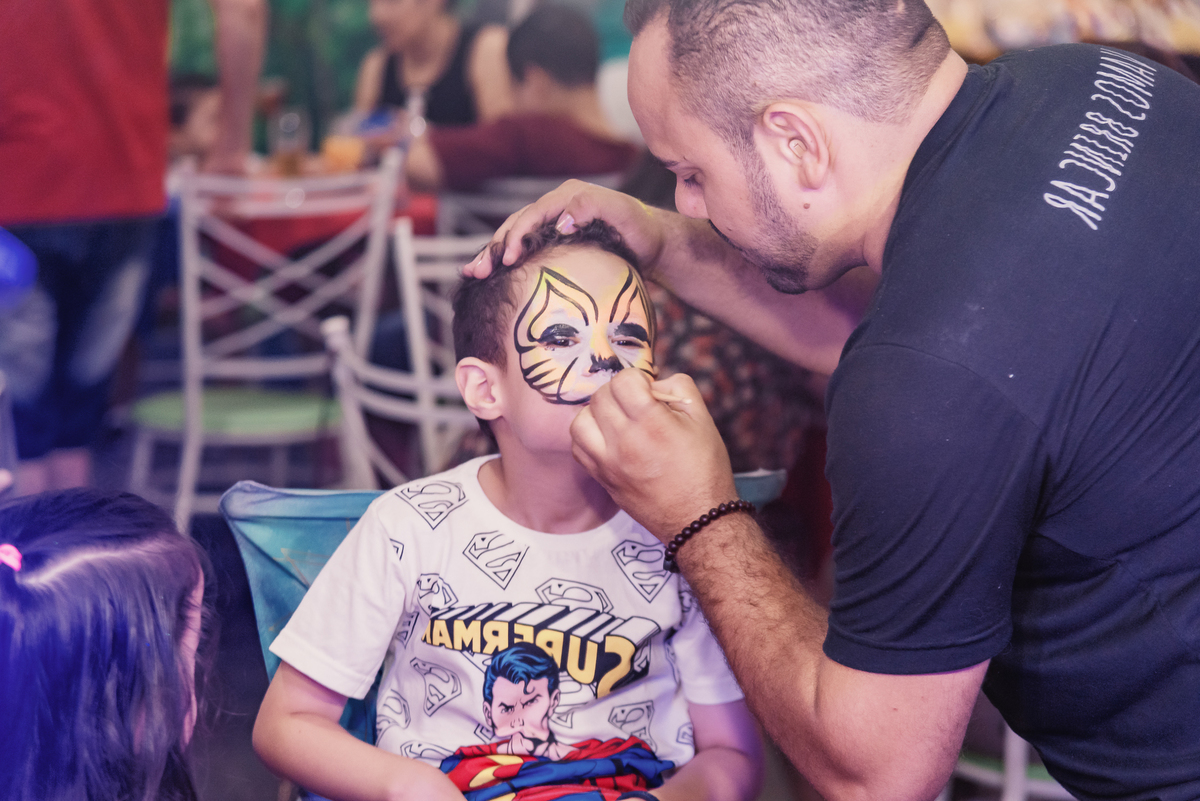 pintura facial star kids