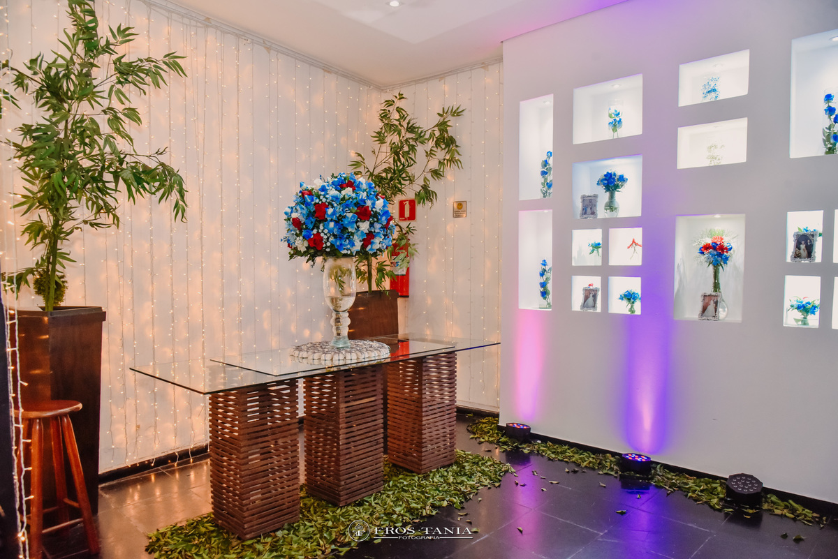 DECORAÇÃO  FESTA DE BODAS DE PRATA