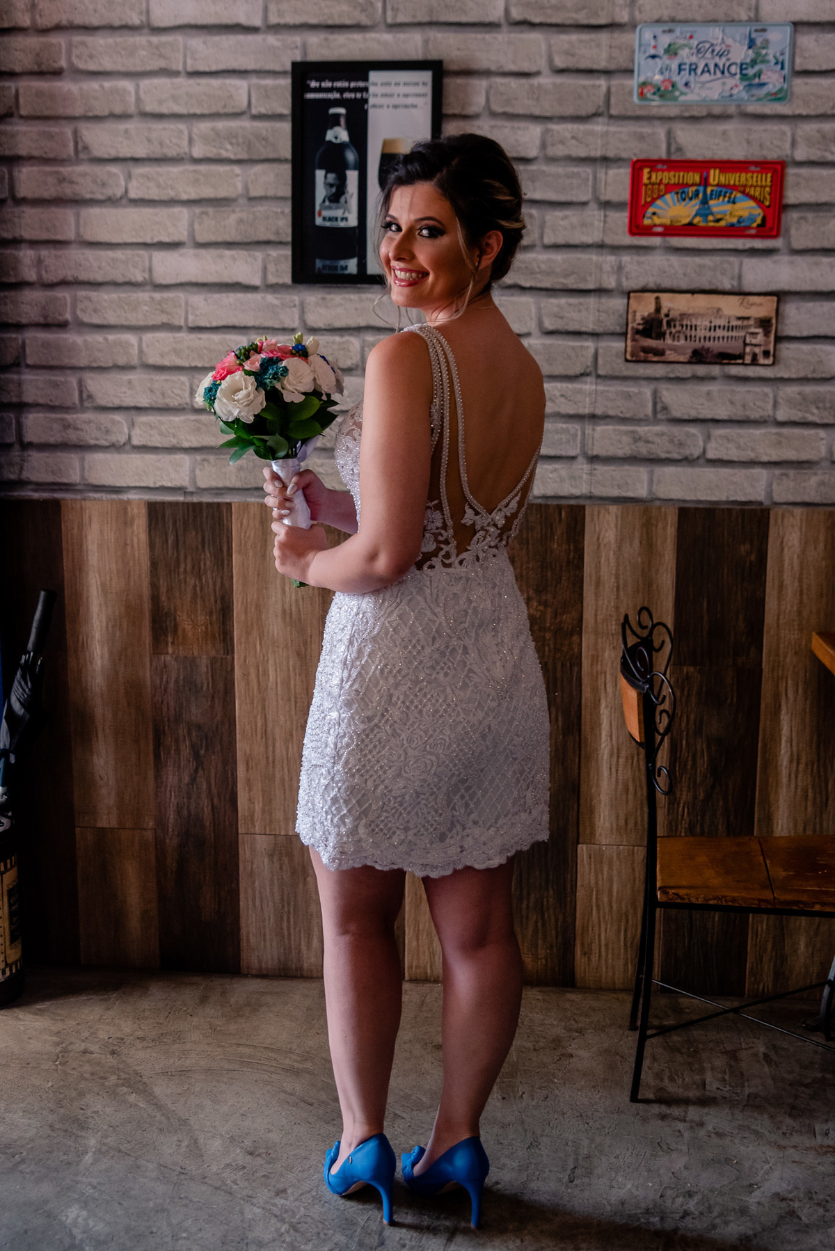 noiva de casamento civil