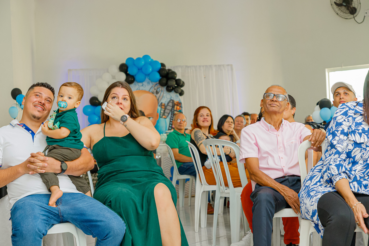A mamãe está emocionada 
