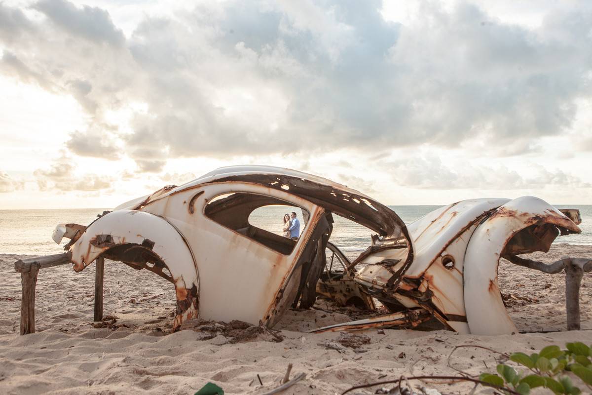 Juliana e Ariel – Ensaio Praia do Carro Quebrado