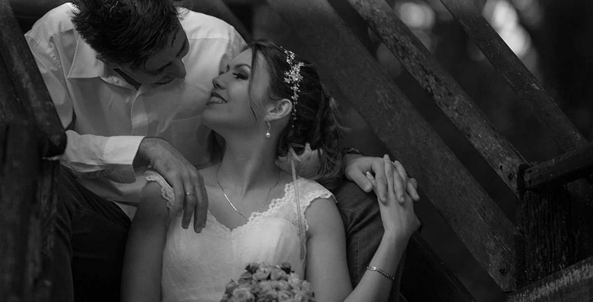 Skate, casamento, verde e amor