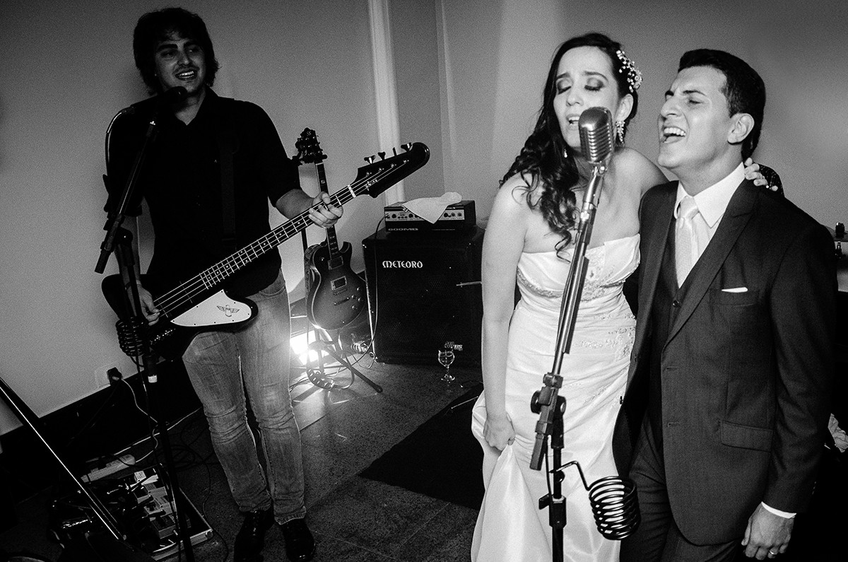 Banda de rock e casamento