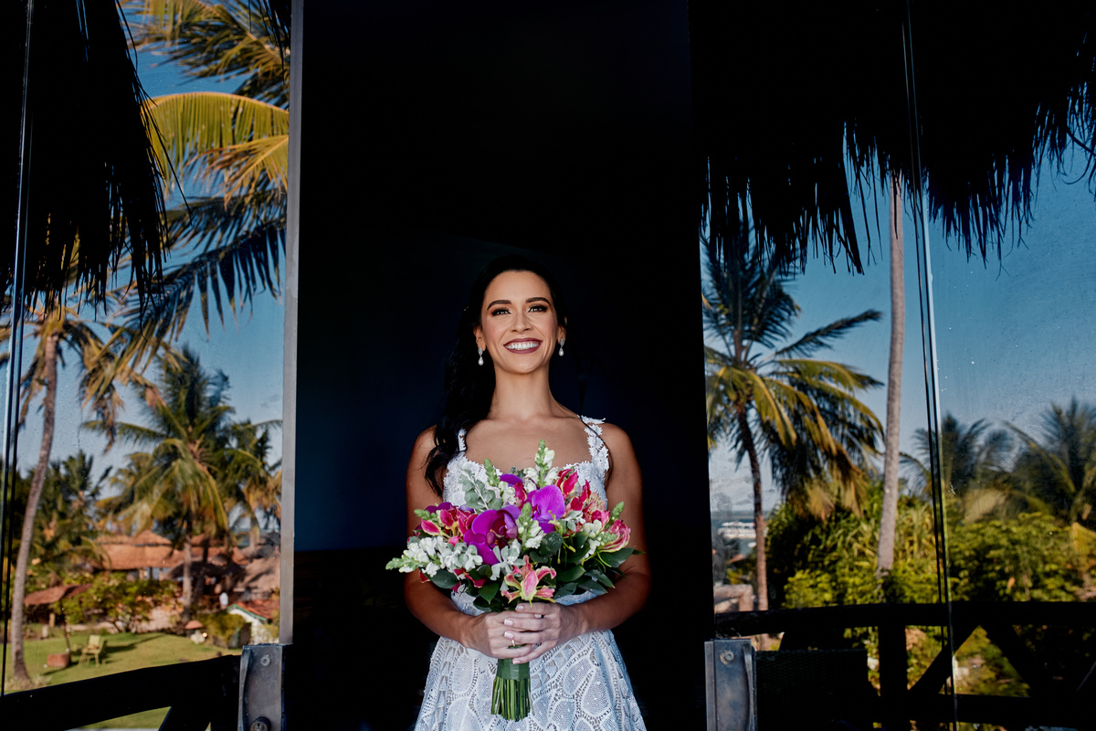Fotografia de casamento, casamento Aline e Victor em Carneiros, Casamento na praia, SuperClick
