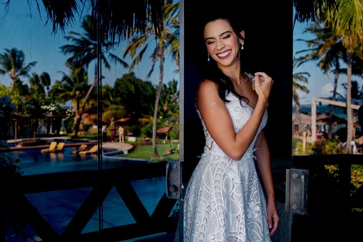 Fotografia de casamento, casamento Aline e Victor em Carneiros, Casamento na praia, SuperClick