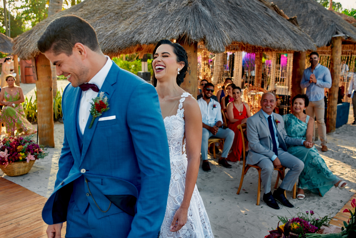 Fotografia de casamento, casamento Aline e Victor em Carneiros, Casamento na praia, SuperClick