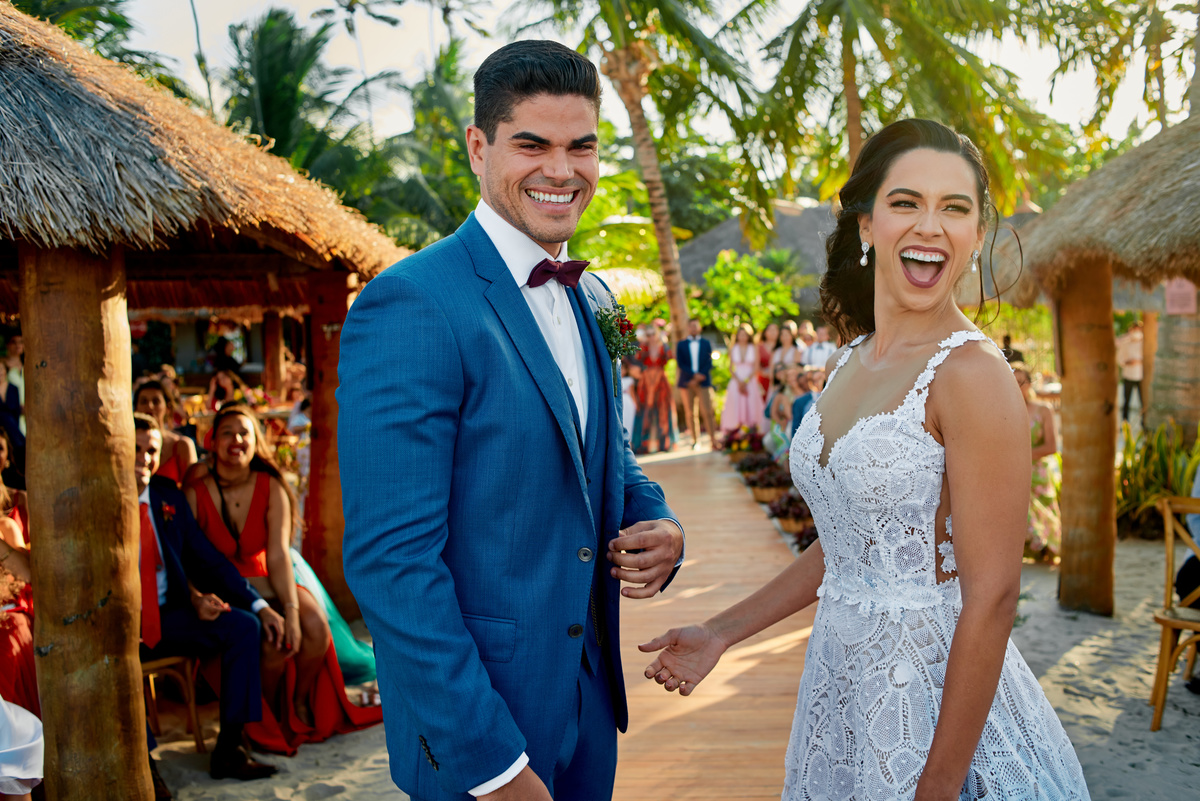 Fotografia de casamento, casamento Aline e Victor em Carneiros, Casamento na praia, SuperClick