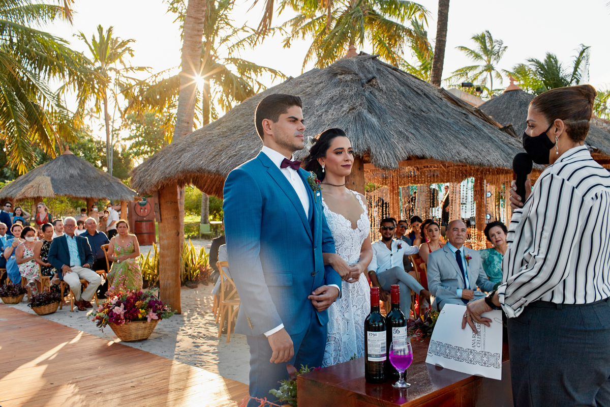 Fotografia de casamento, casamento Aline e Victor em Carneiros, Casamento na praia, SuperClick