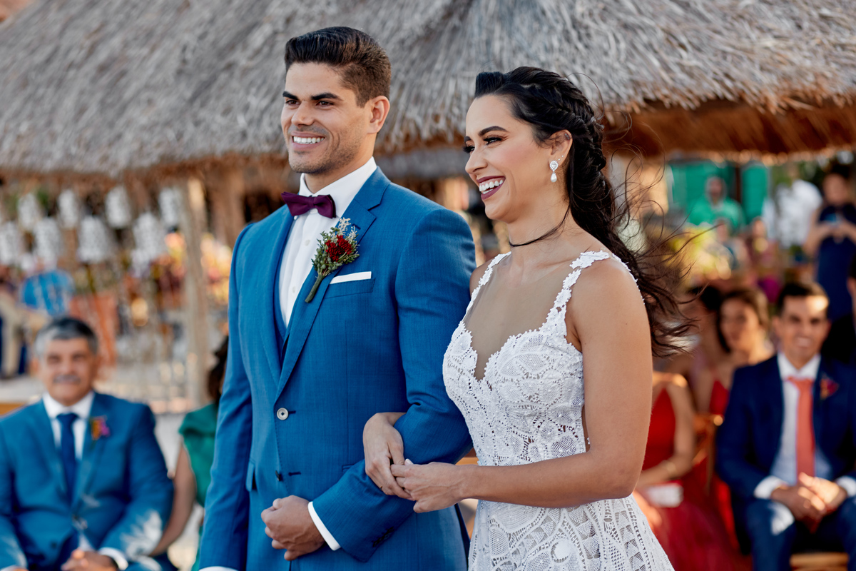 Fotografia de casamento, casamento Aline e Victor em Carneiros, Casamento na praia, SuperClick