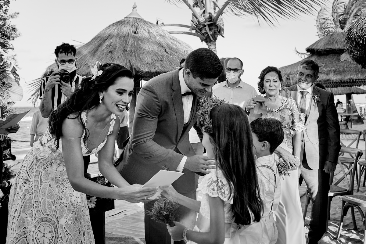 Fotografia de casamento, casamento Aline e Victor em Carneiros, Casamento na praia, SuperClick