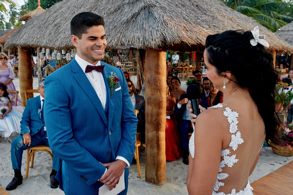 Fotografia de casamento, casamento Aline e Victor em Carneiros, Casamento na praia, SuperClick