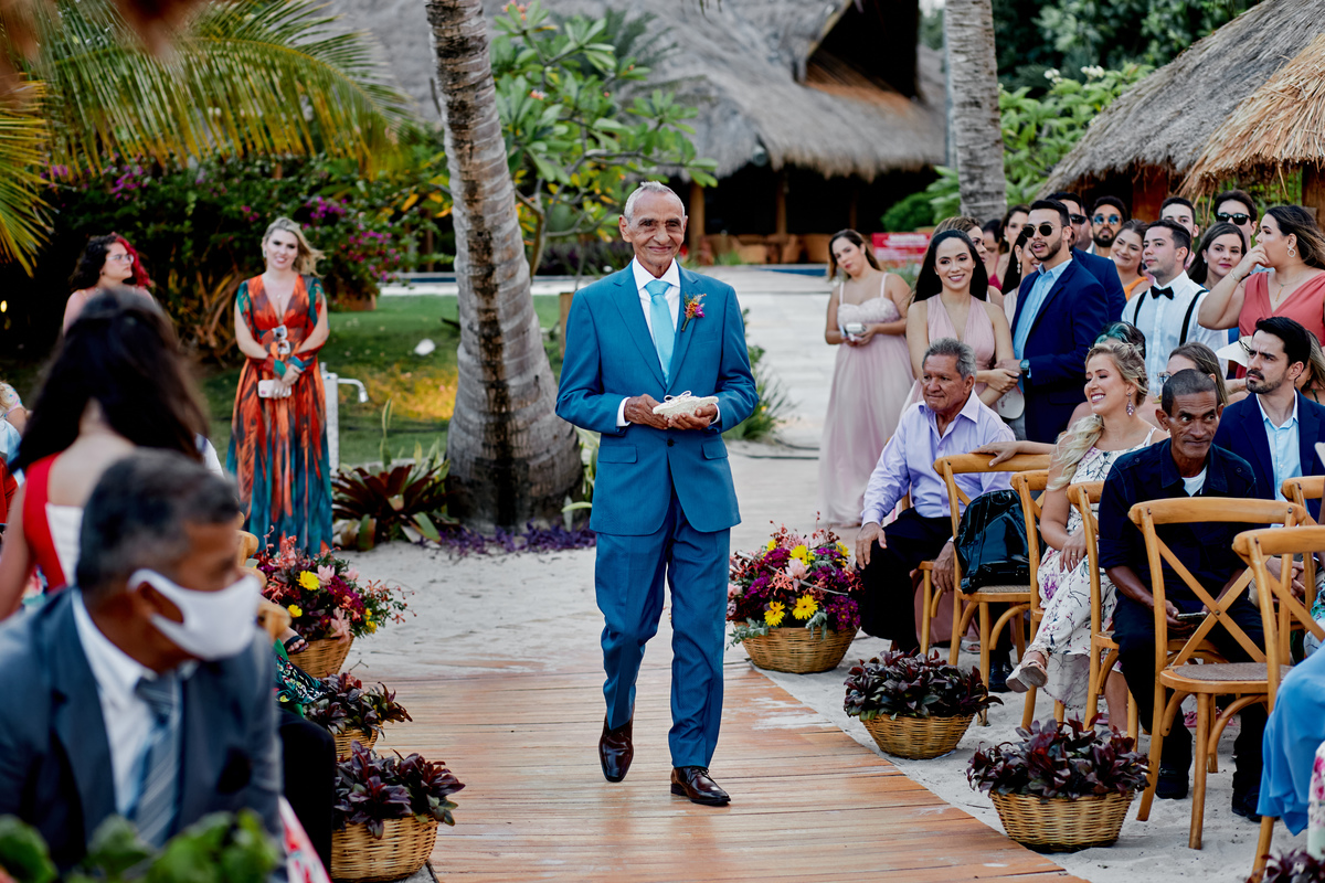Fotografia de casamento, casamento Aline e Victor em Carneiros, Casamento na praia, SuperClick