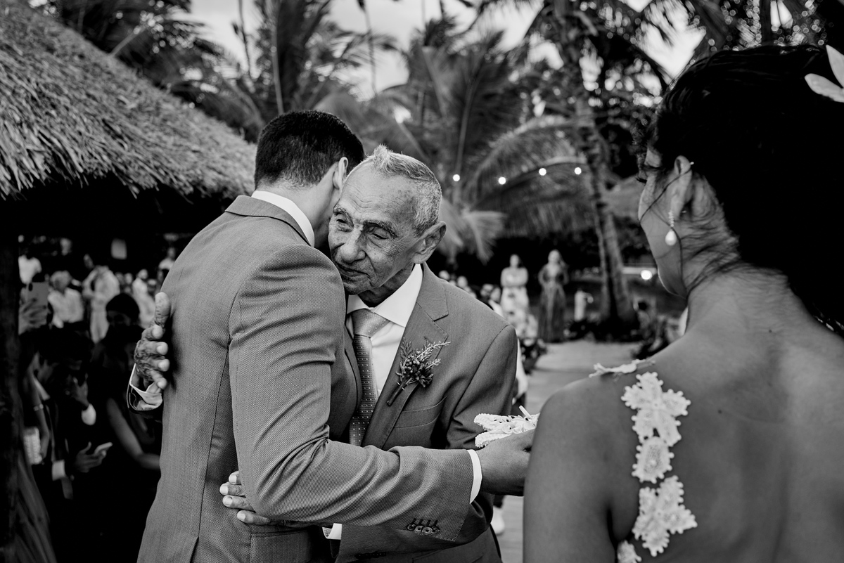 Fotografia de casamento, casamento Aline e Victor em Carneiros, Casamento na praia, SuperClick