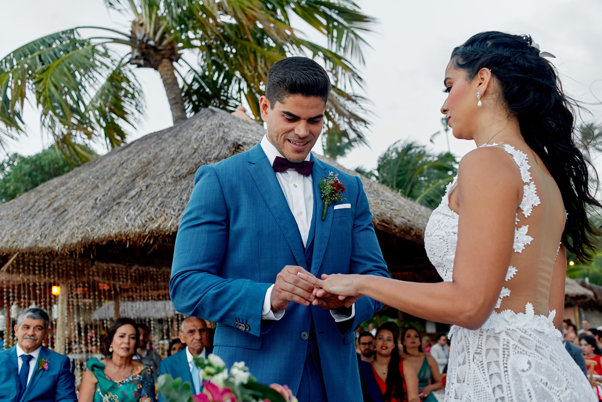 Fotografia de casamento, casamento Aline e Victor em Carneiros, Casamento na praia, SuperClick
