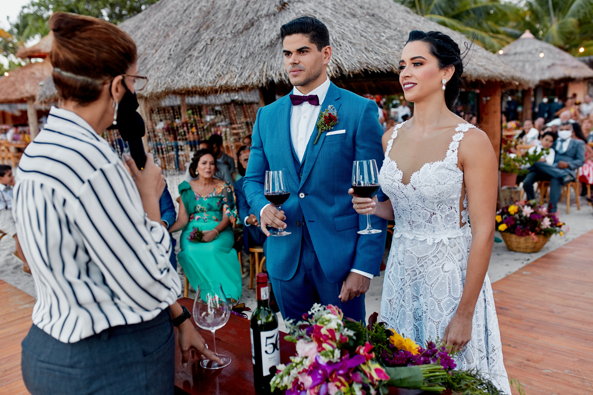 Fotografia de casamento, casamento Aline e Victor em Carneiros, Casamento na praia, SuperClick