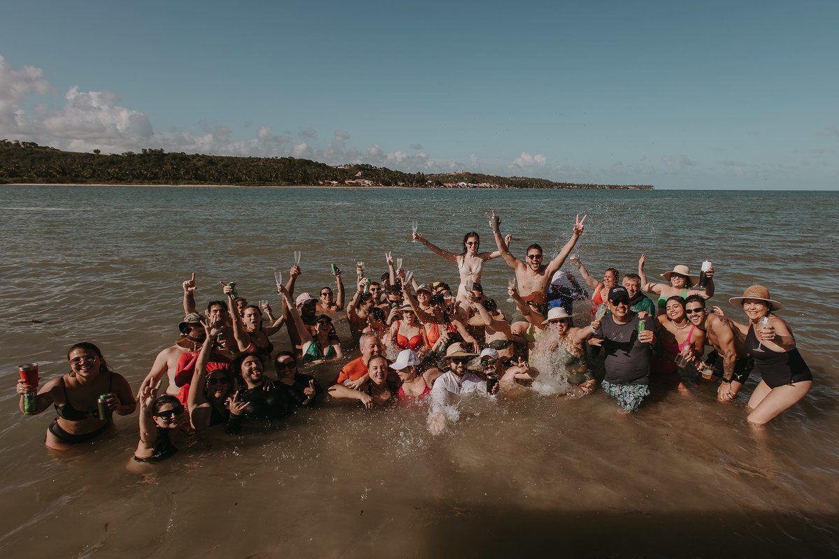 Casamento em Milagres, superclick, noivas, casamento em praia, casamento de dia