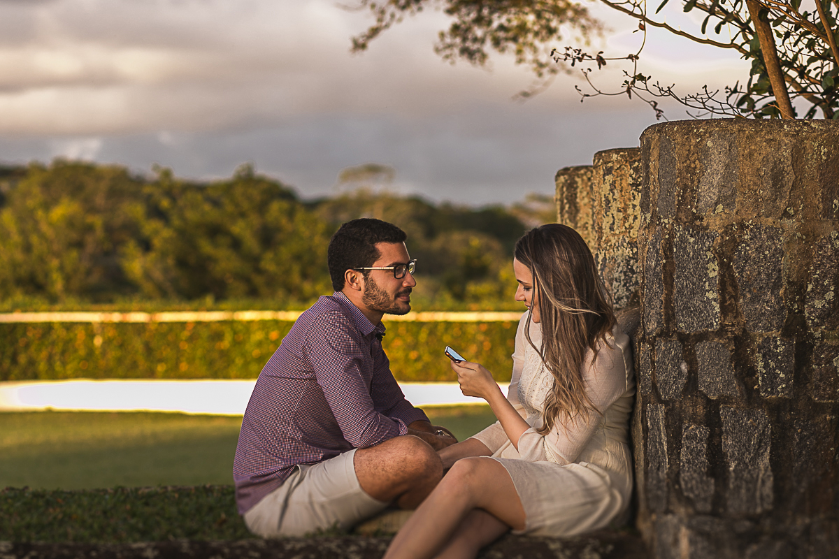 Ensaio Casal Pre wedding na Coudelaria Souza Leão de Rebeca e Omena