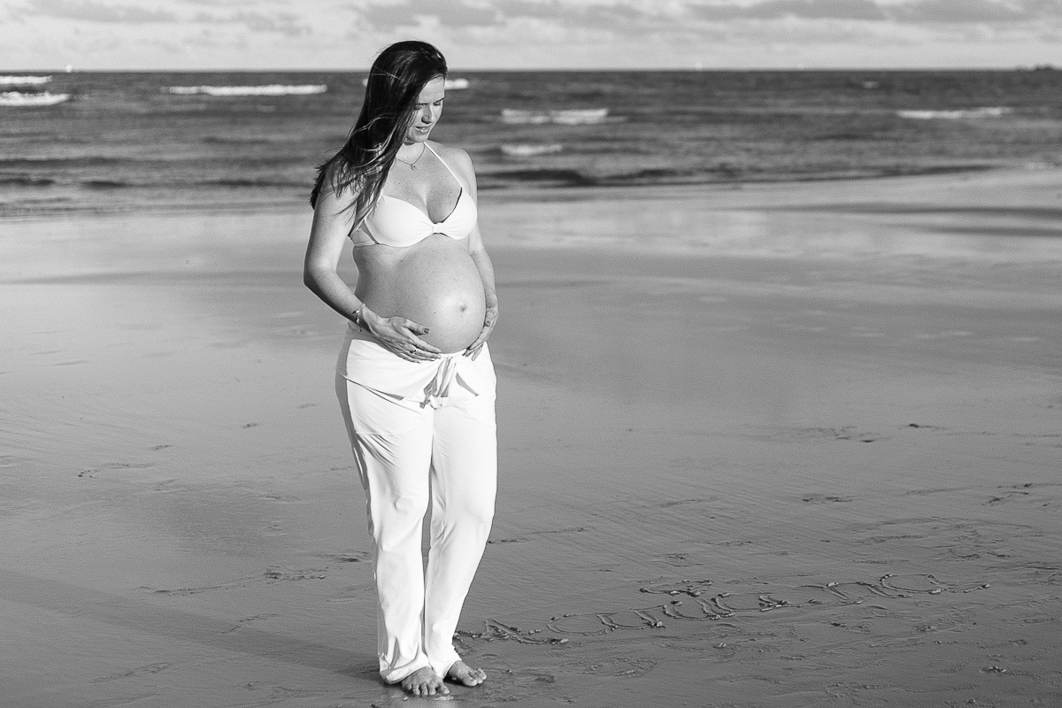 Fotógrafo de Gestante Recife, Fotografia Gestante Recife, Ensaio Gestante Recife, Praia do Paiva, Super Click, Claudio Cerri