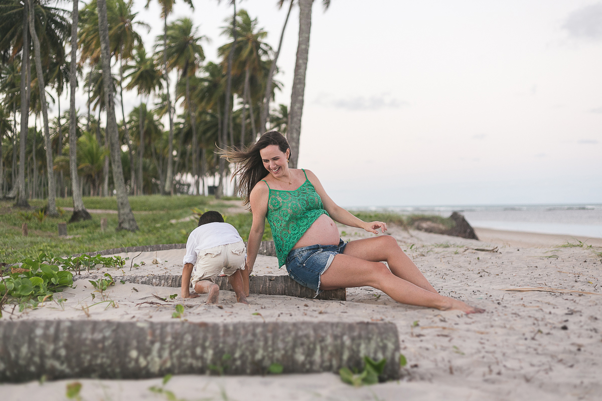 Fotógrafo de Gestante Recife, Fotografia Gestante Recife, Ensaio Gestante Recife, Praia do Paiva, Super Click, Claudio Cerri