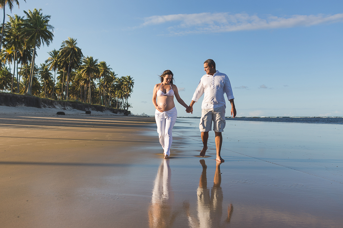 Fotógrafo de Gestante Recife, Fotografia Gestante Recife, Ensaio Gestante Recife, Praia do Paiva, Super Click, Claudio Cerri