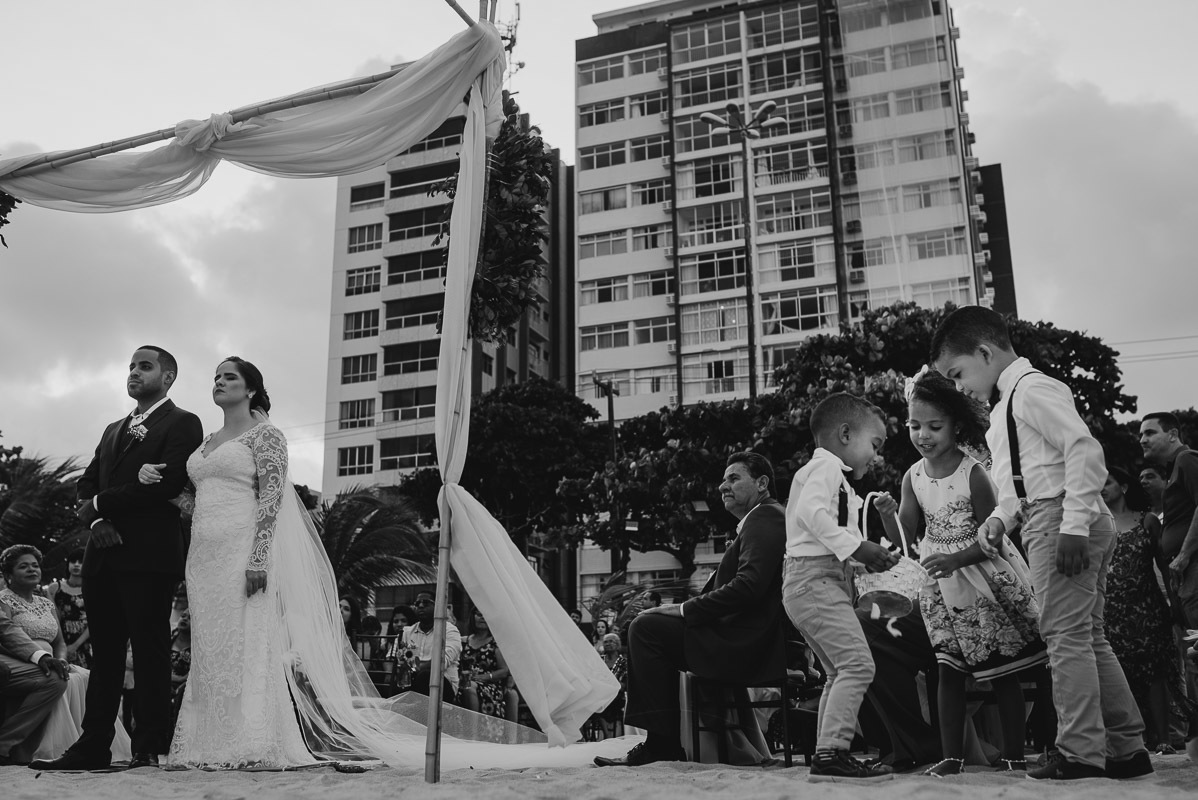 Casamento Larissa e Vinicius em Recife na Praia Fotografia de casamento SuperClick