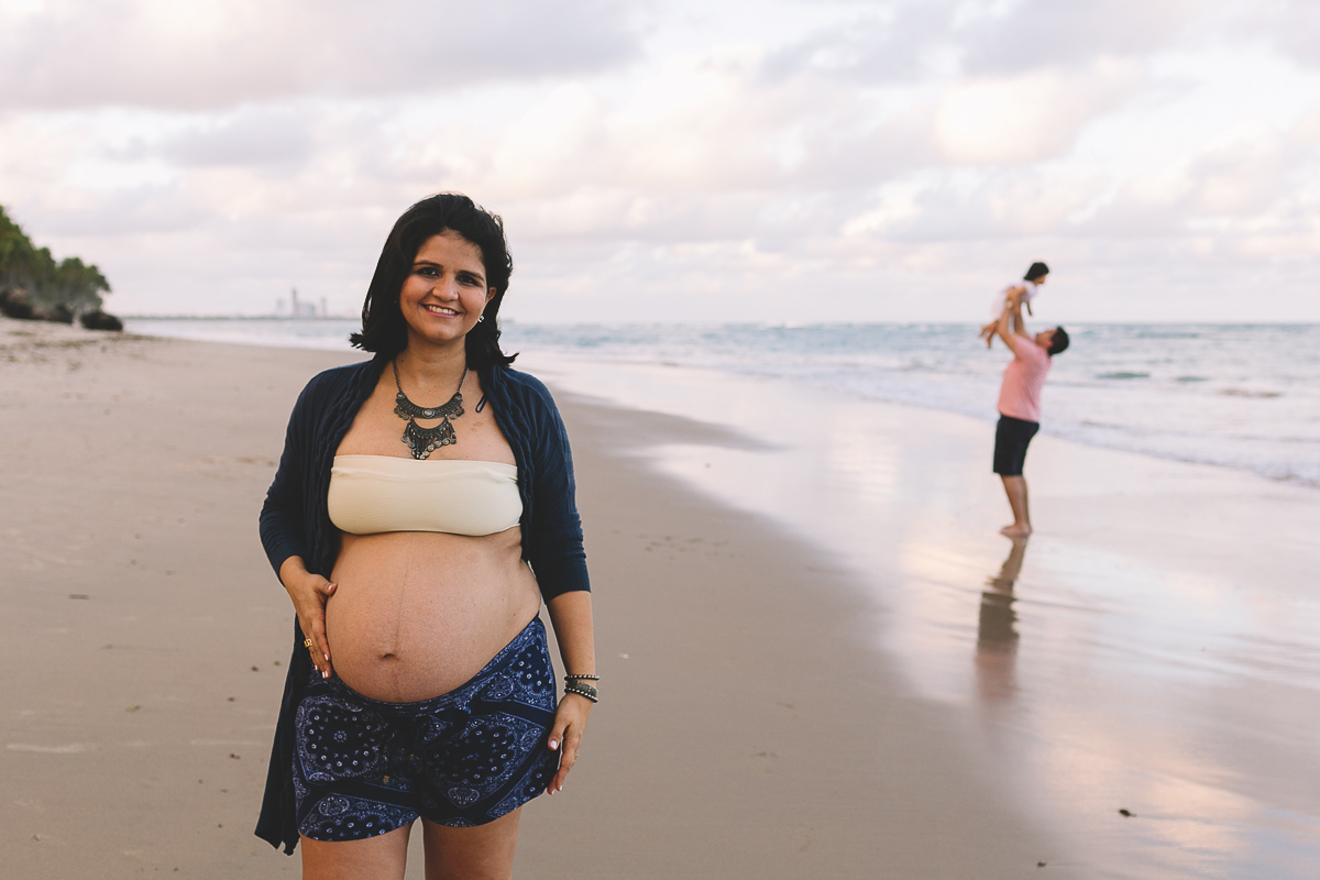 Fotógrafo de Gestante Recife, Ensaio Gestante Recife, Ensaio Praia do Paiva, Fotografia de Gestante Recife, Super Click, Claudio Cerri