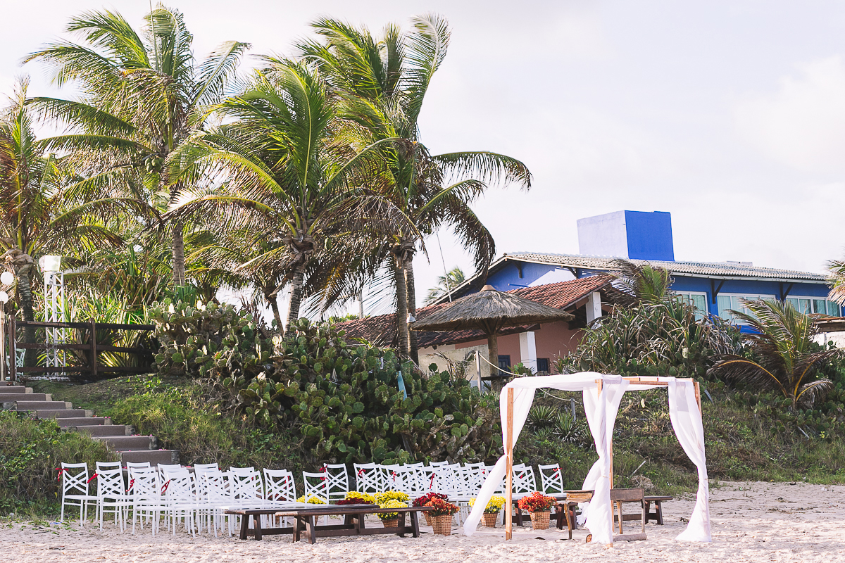 Fotografia casamento de dia em porto de galinhas de Eliane e Rodrigo feito por claudio cerri para o Super Click