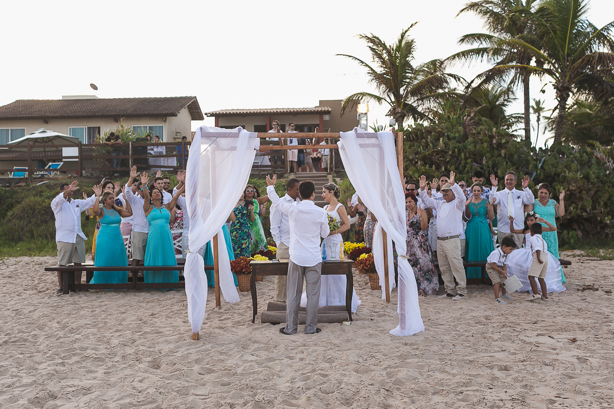 Fotografia casamento de dia em porto de galinhas de Eliane e Rodrigo feito por claudio cerri para o Super Click