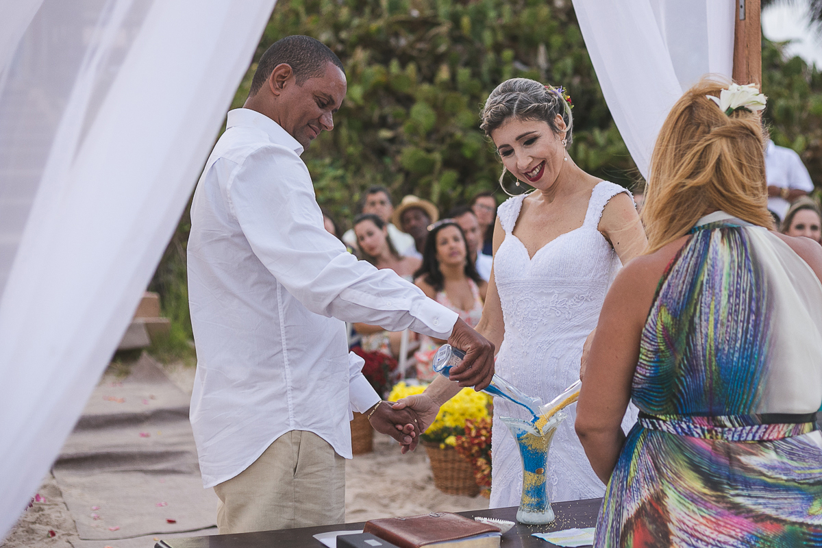 Fotografia casamento de dia em porto de galinhas de Eliane e Rodrigo feito por claudio cerri para o Super Click