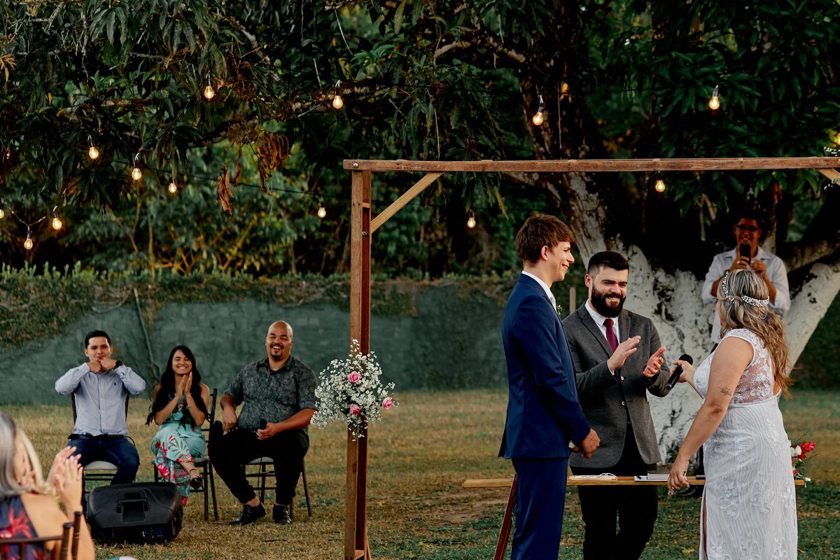 Casamento de dia Aldeia Jessika e Walisson Fotografia de Casamento SuperClick