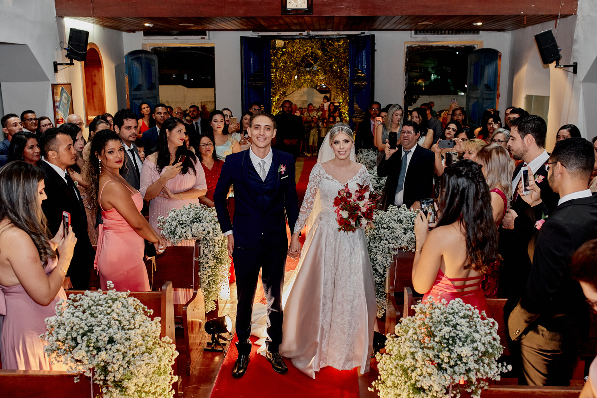 Fotografia de casamento Mayara e Betinho cerimonia igrejinha de boa viagem Recife