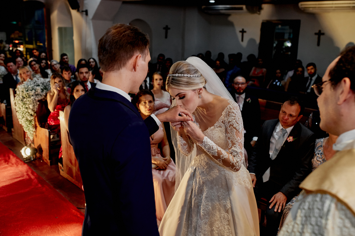 Fotografia de casamento Mayara e Betinho cerimonia igrejinha de boa viagem Recife