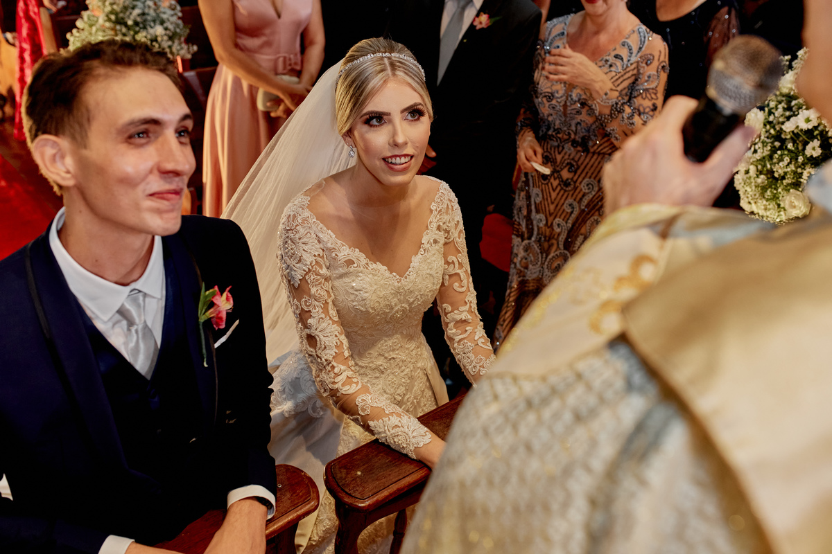 Fotografia de casamento Mayara e Betinho cerimonia igrejinha de boa viagem Recife