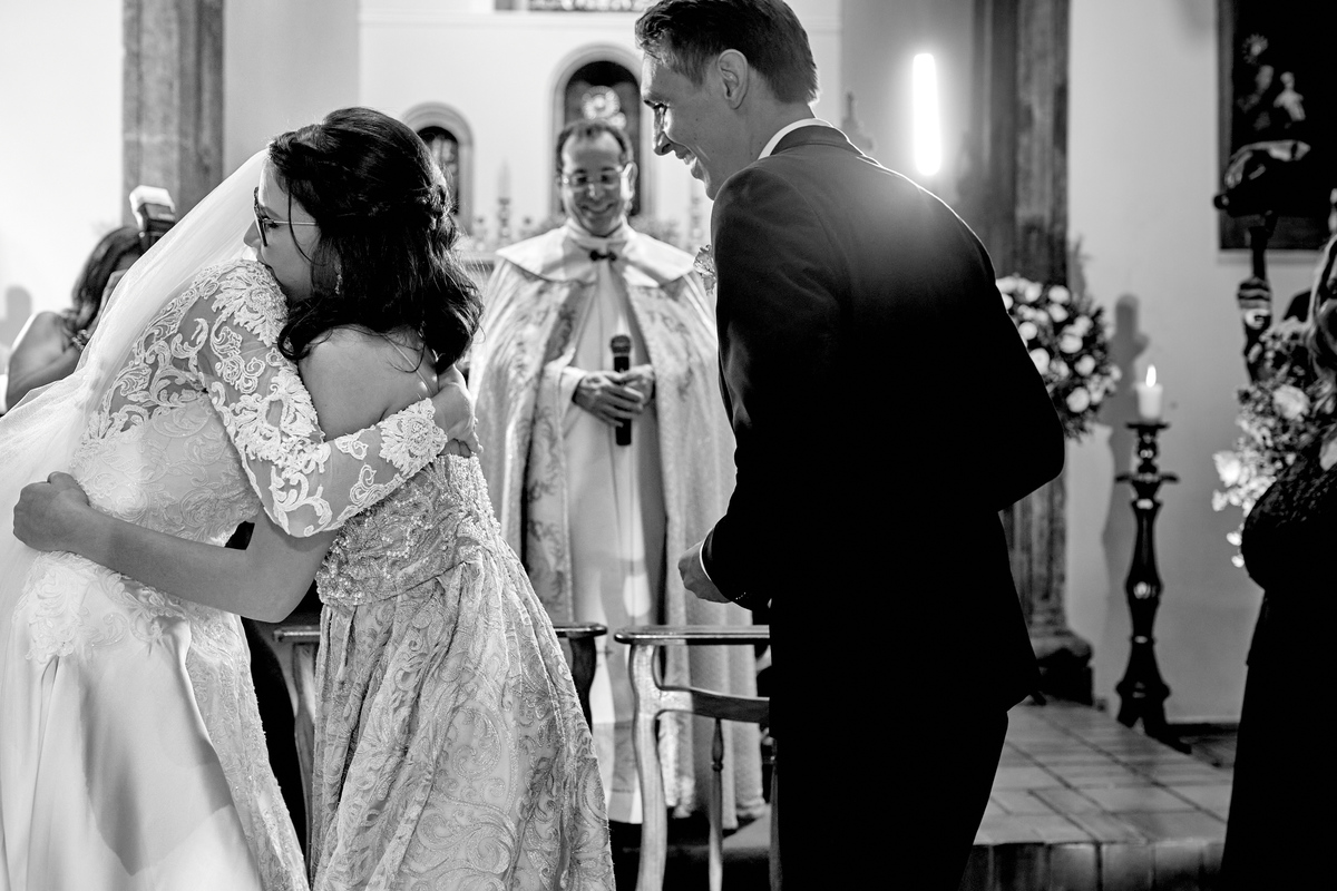 Fotografia de casamento Mayara e Betinho cerimonia igrejinha de boa viagem Recife