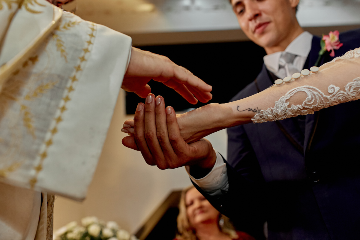 Fotografia de casamento Mayara e Betinho cerimonia igrejinha de boa viagem Recife