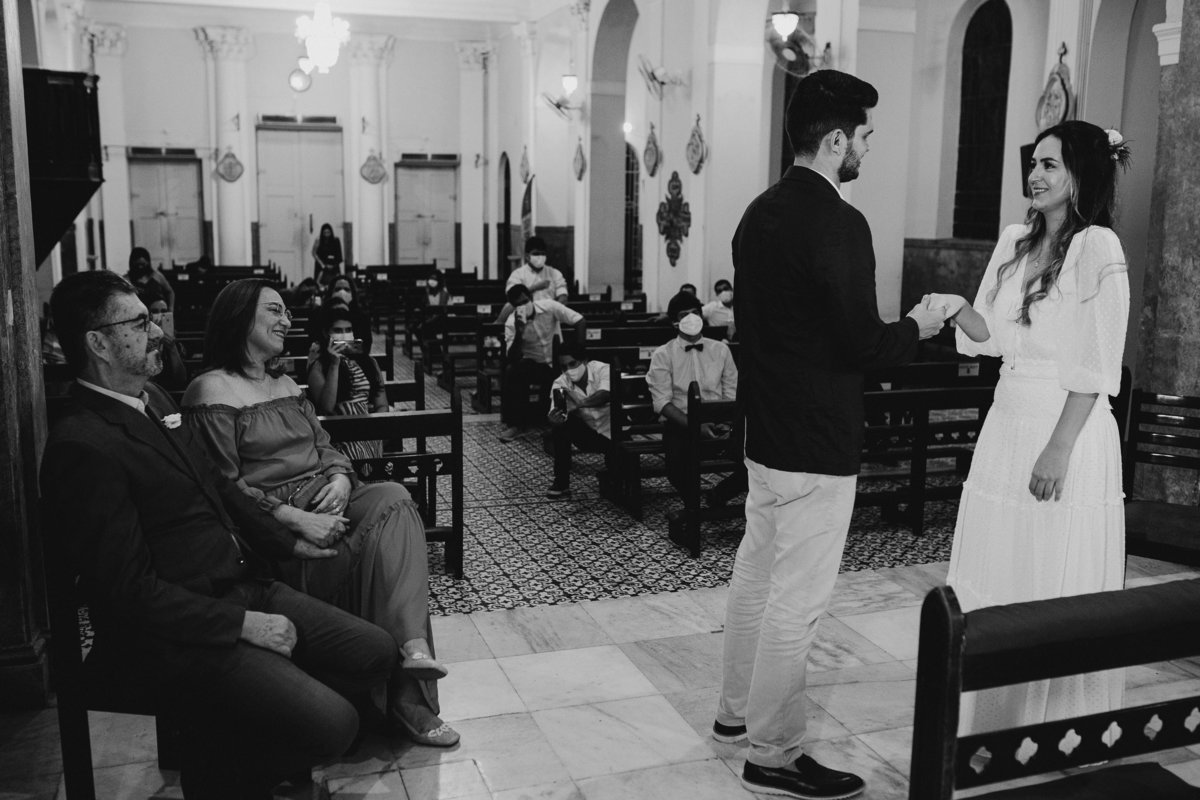 Casamento Fernanda e Guilherme Igreja das Graças Pandemia Fotografia de Casamento Recife SuperClick