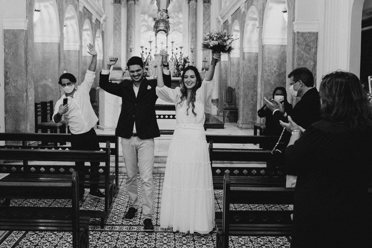 Casamento Fernanda e Guilherme Igreja das Graças Pandemia Fotografia de Casamento Recife SuperClick
