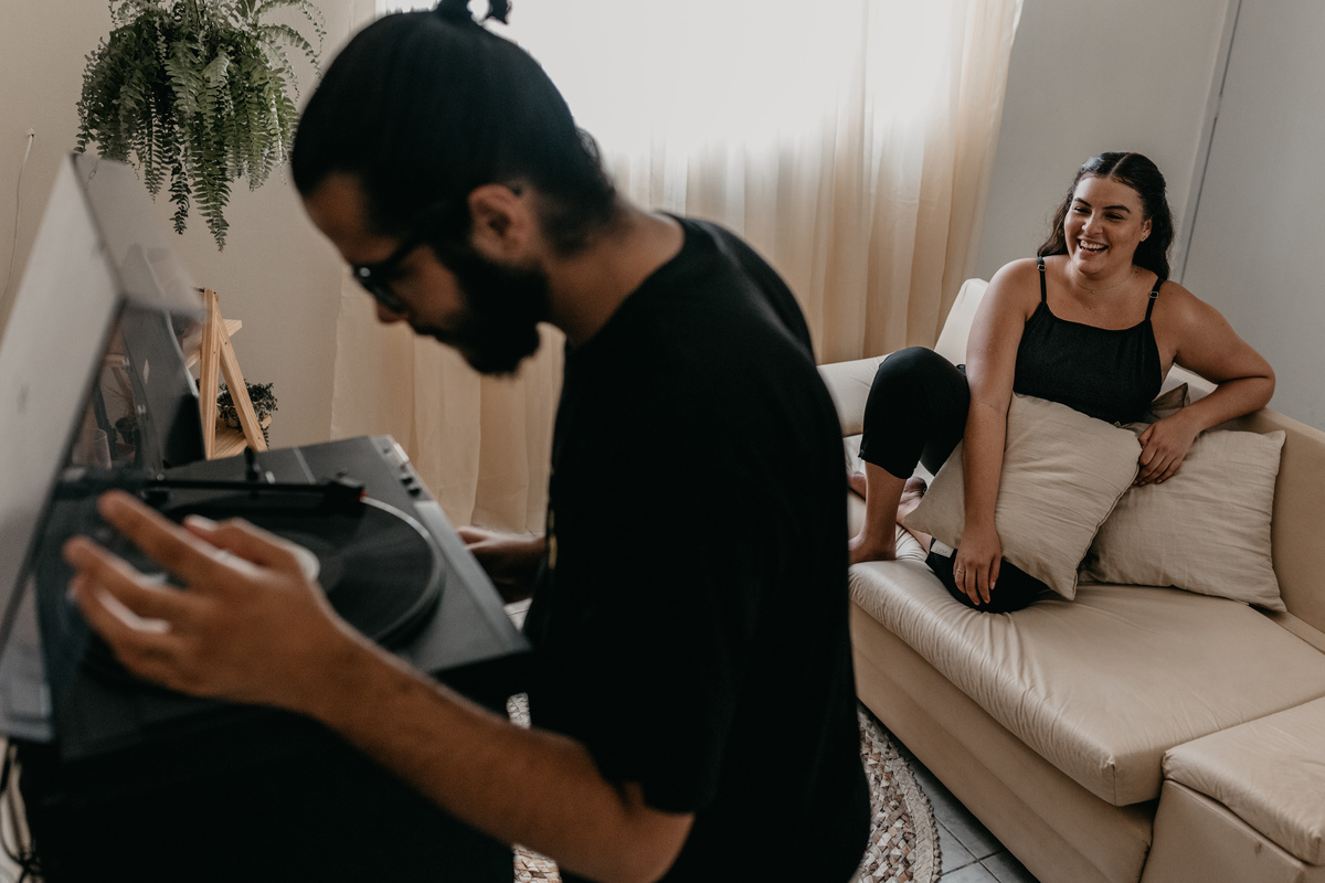 Ensaio pre wedding em casa fotografia SuperClick