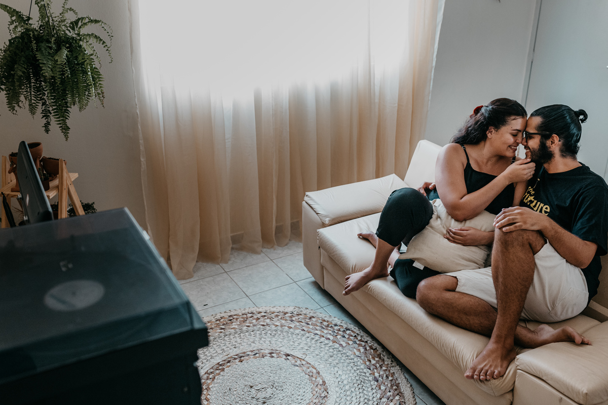 Ensaio pre wedding em casa fotografia SuperClick